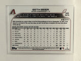 #345 Seth Beer Rookie Arizona Diamondbacks 2022 Topps Series Two Baseball Card