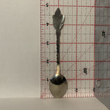 David Thompson Resort Alberta Maple Leaf Canada collectable Souvenir Spoon PP