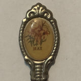 May Flowers Lilies collectable Souvenir Spoon PP