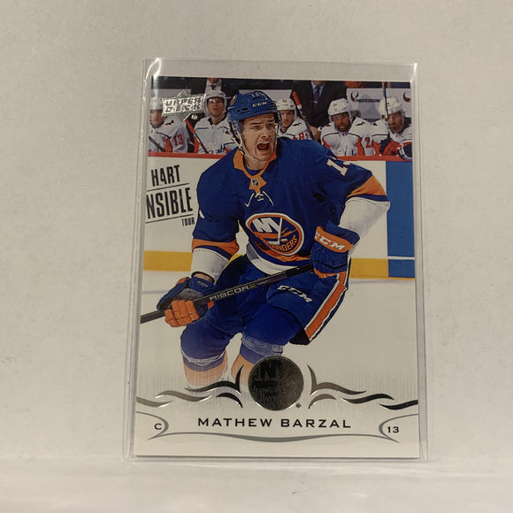 #118 Mathew Barzel New York Rangers  Series 1 2018-19 Upper Deck Hockey Card A2X