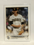 #593 Chris Paddack San Diego Padres 2022 Topps Series Two Baseball Card
