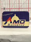 Amo Houghton Congressman Button Pinback