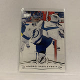#160 Andrei Vasilevskiy Tampa Bay Lightning  Series 1 2018-19 Upper Deck Hockey Card A2X