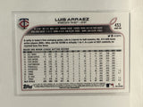 #453 Luis Arraez Minnesota Twins 2022 Topps Series Two Baseball Card
