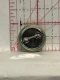 Earth Flower Design Button Pinback