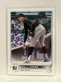 #644 Pablo Lopez Miami Marlins 2022 Topps Series Two Baseball Card