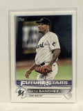 #621 Sixto Sanchez Miami Marlins 2022 Topps Series Two Baseball Card