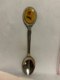 Fredrericton New Brunswick Flower Souvenir Spoon