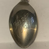 Jasper Park Alberta Wild Rose Flower collectable Souvenir Spoon PQ