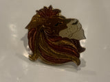 Lion Mane Head Lapel Hat Pin DH