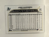 #457 Josh Harrison  Oakland Athletics 2022 Topps Series Two Baseball Card
