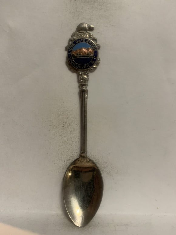 Lions Gate Bridge Vancouver BC Souvenir Spoon