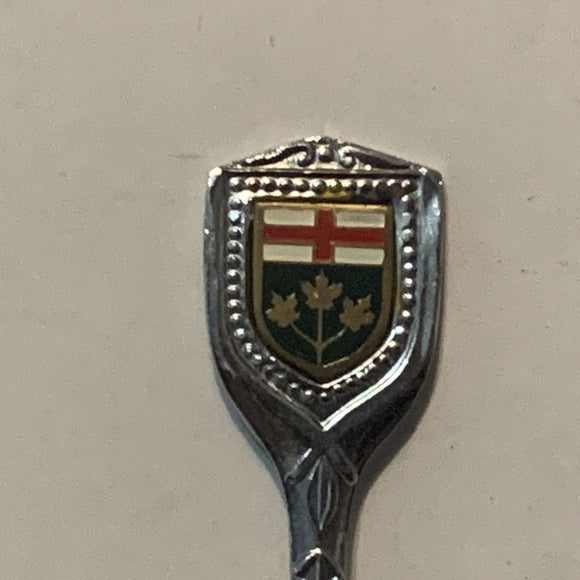 Ontario Flag collectable Souvenir Spoon PQ