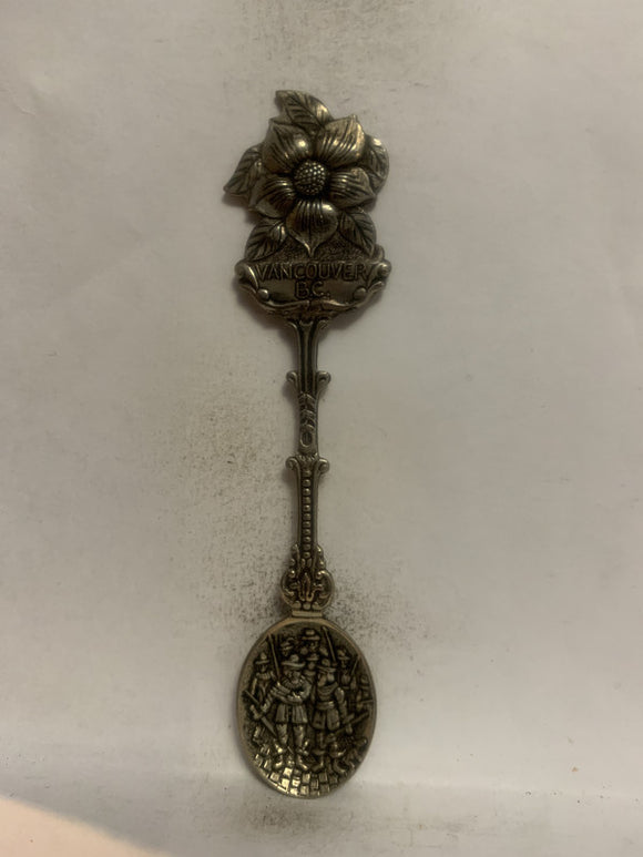 Vancouver BC Dogwood Flower Souvenir Spoon