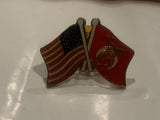 USA Shriners International Friendship Flag Lapel Hat Pin DH