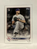 #547 A.J. Alexy Rookie Texas Rangers 2022 Topps Series Two Baseball Card