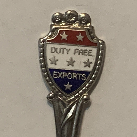 Duty Free Exports collectable Souvenir Spoon PQ