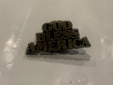 God Bless America Lapel Hat Pin DH