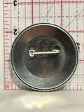 A Gentleman never tells Button Pinback