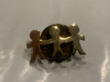 People Holding Hands Lapel Hat Pin DI