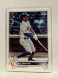 #375 J.D. Davis New York Mets 2022 Topps Series Two Baseball Card