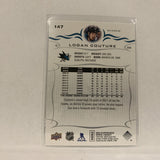 #147 Logan Couture San Jose Sharks  Series 1 2018-19 Upper Deck Hockey Card A2Y