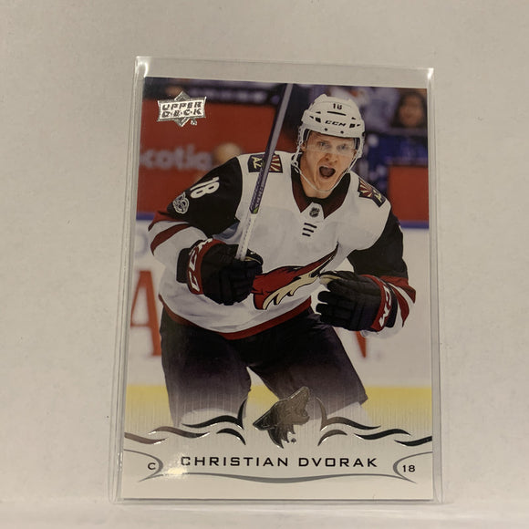 #11 Christian Ovorak Pheonix Coyotes  Series 1 2018-19 Upper Deck Hockey Card A2Y