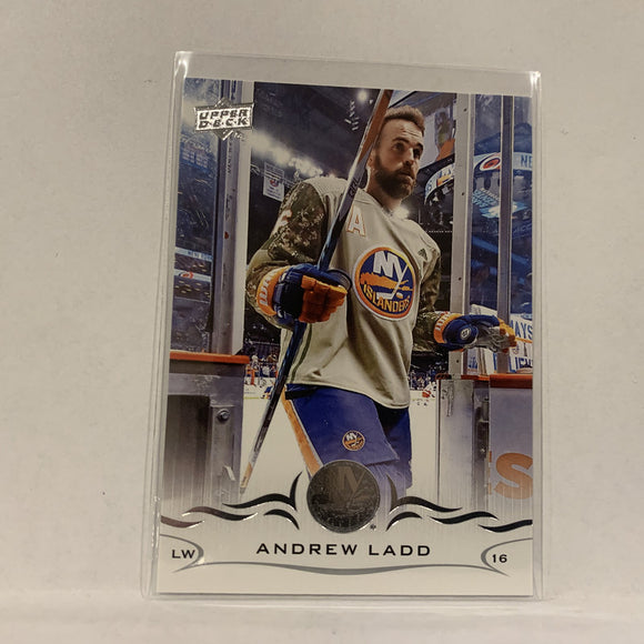 #114 Andrew Ladd New York Islanders  Series 1 2018-19 Upper Deck Hockey Card A2Y