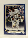#442 Lorenzo Cain Blue Milwaukee Brewers 2022 Topps Series Two  Baseball Card