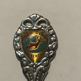 Red Deer Alberta Mascot collectable Souvenir Spoon PQ