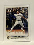 #378 Willy Adames Milwaukee Brewers 2022 Topps Series Two Baseball Card