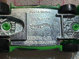 Green Iridium 2014 Hot Wheels Diecast Car