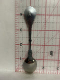 Moose Jaw Saskatchewan Prairie Lily Flower Souvenir Spoon