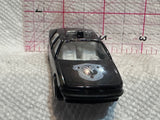 Black Police Car Unbranded  Diecast Car