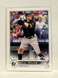 #544 Miguel Rojas Miami Marlins 2022 Topps Series Two Baseball Card