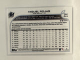 #544 Miguel Rojas Miami Marlins 2022 Topps Series Two Baseball Card