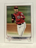 #525 Patrick Corbin Washington Nationals 2022 Topps Series Two Baseball Card