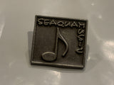 Seaquam Music Note Logo Lapel Hat Pin DI