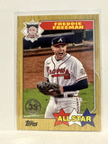 #87AS-35 Freddie Freeman All Star Atlanta Braves 2022 Topps Series Two Baseball Card