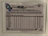 #345 Shed Long Seattle Mariners 2021 Topps Series 2 Baseball Card