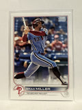 #384 Brad Miller Philadelphia Phillies 2022 Topps Series Two Baseball Card