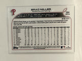 #384 Brad Miller Philadelphia Phillies 2022 Topps Series Two Baseball Card