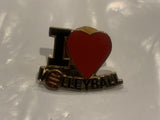 I Love Volleyball Lapel Hat Pin DI