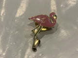 Pink Flamingo Bird Lapel Hat Pin DI