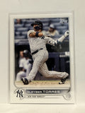 #639 Gleyber Torres New York Yankees 2022 Topps Series Two Baseball Card