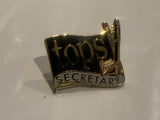 TOPS Secretary Lapel Hat Pin DI