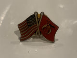 USA Flag Shriners Friendship Lapel Hat Pin DI