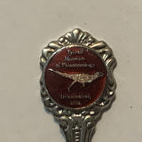 Tyrrell Museum of Palaeontology Drumheller Alberta collectable Souvenir Spoon PR