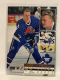 #220 Mats Sundin Toronto Maple Leafs 1994-95 Fleer Ultra Hockey Card