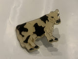 Black & White Holstein Dairy Cow Lapel Hat Pin BA